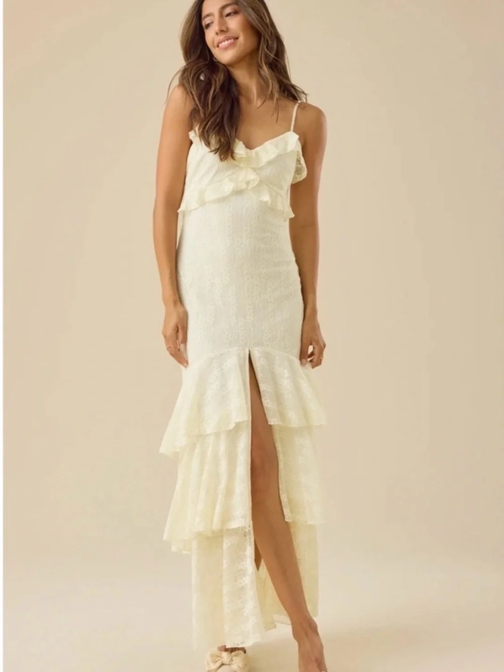 altar'd state long white dress MESSAGE BEFORE BUYING altar'd state floral layered